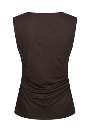 Liblana mesh top Dark Brown Neo Noir 